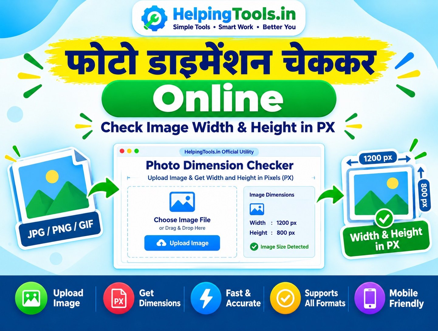 Photo Dimension Checker Online